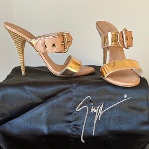 Authentic Rosé gold Giuseppe Zanotti, size 40